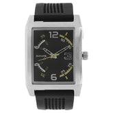 Sonata Men's Watch Analog Black Dial With Black Plastic Strap, 7999SP01